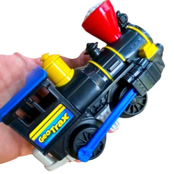 Fisher Price Geotrax Timber Town Railway Engine Train - Picture 1 of 10